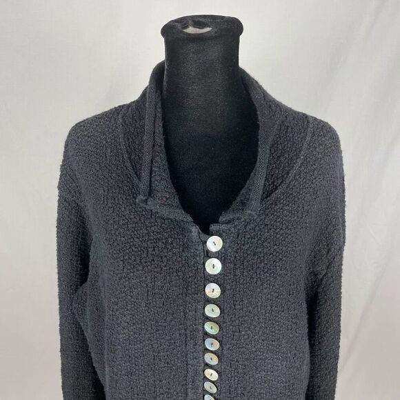 Willow Anthropologie Textured 100% Cotton Lagenlook Cardigan Sweater - Women’s L - Picture 5 of 7